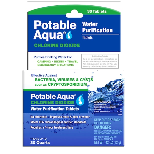 Wisconsin Pharmacal Co. 2023 Wpc Potable Aqua Chlorine Dioxide Tablets, PK30 WPC-3093 - main